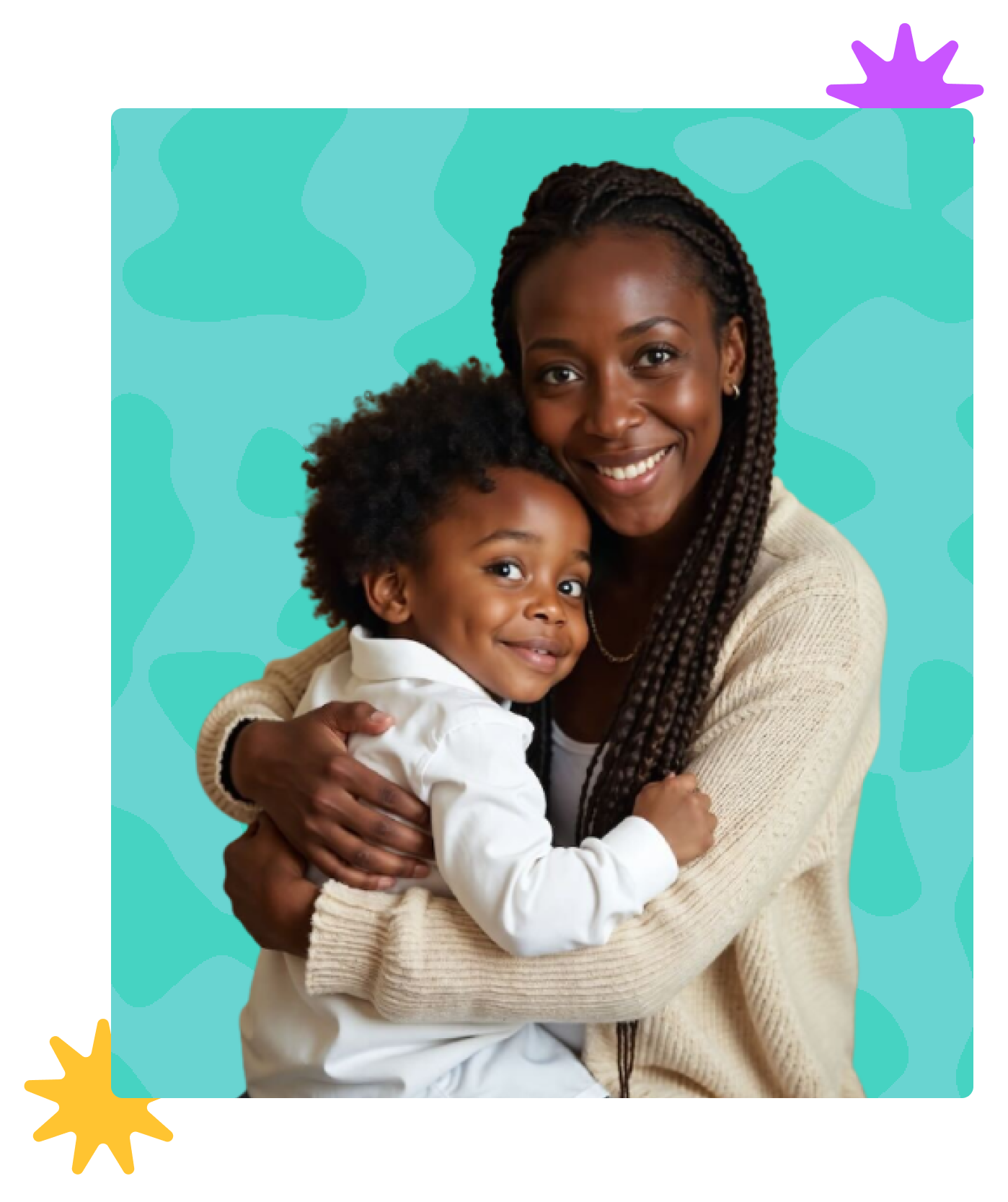 Parent with child